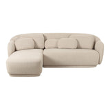 TOV Misty Cream Boucle Sectional - LAF