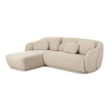 TOV Misty Cream Boucle Sectional - LAF
