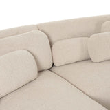 TOV Misty Cream Boucle Sectional - LAF