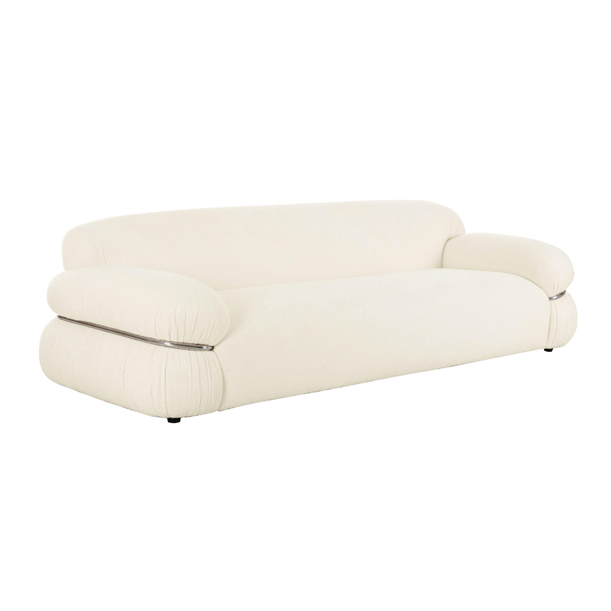 TOV Leyla Cream Boucle Sofa