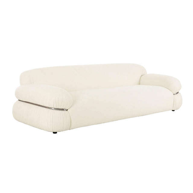 TOV Leyla Cream Boucle Sofa
