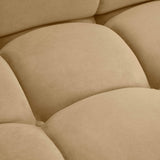 TOV Calliope Cafe Au Lait Performance Velvet Modular Loveseat