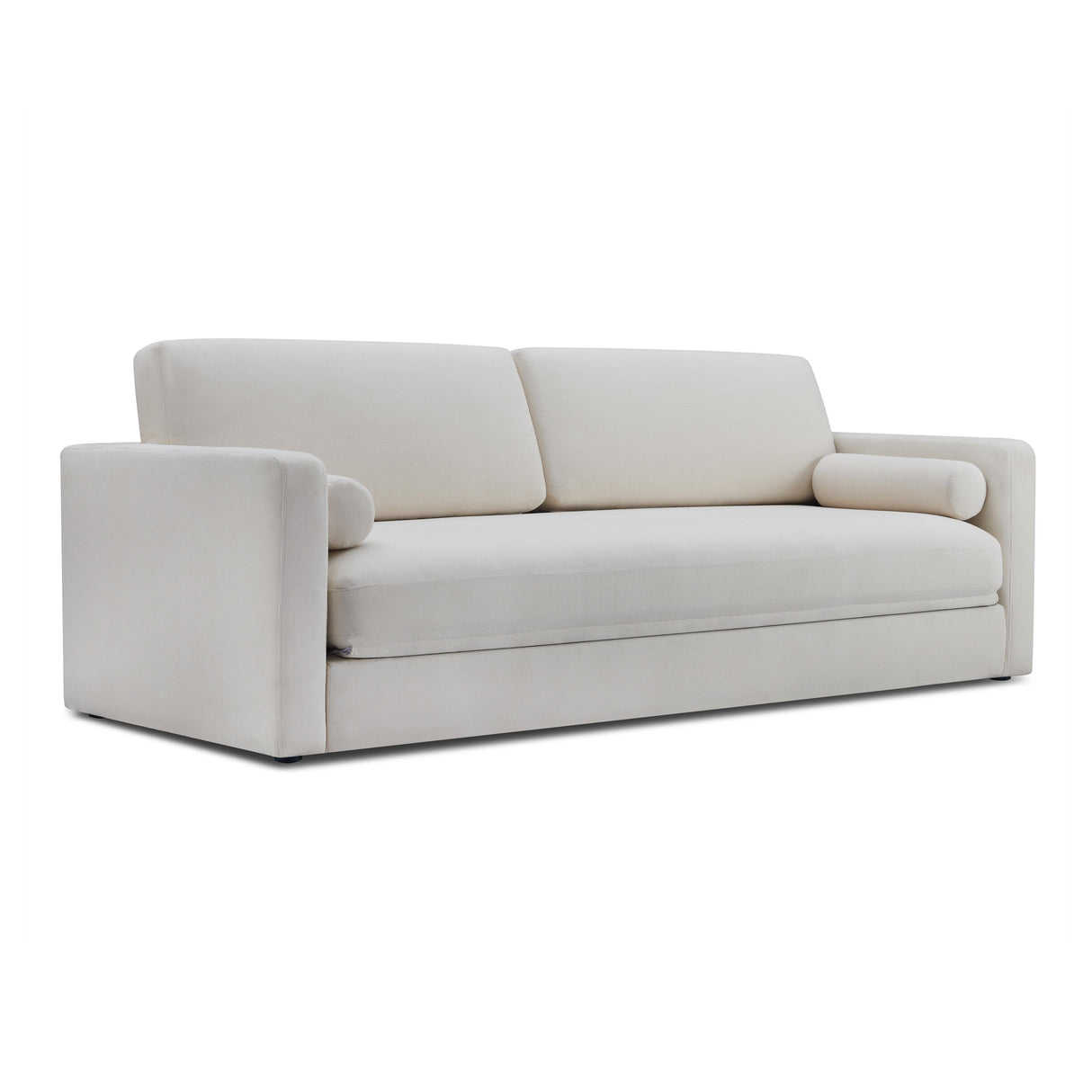 TOV Ryan Cream Upcycled Linen Sofa Bed