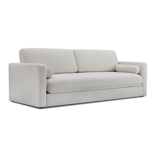 TOV Ryan Cream Upcycled Linen Sofa Bed