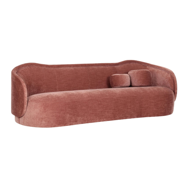 TOV Circe Mauve Textured Velvet Sofa