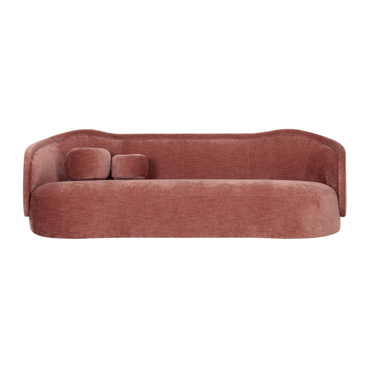 TOV Circe Mauve Textured Velvet Sofa
