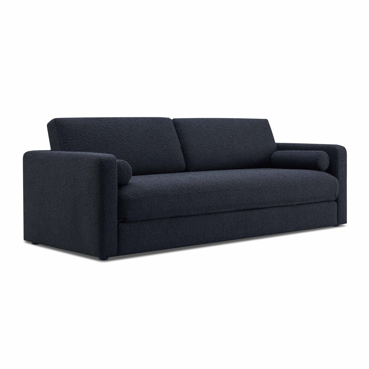 TOV Ryan Black Boucle Sofa Bed