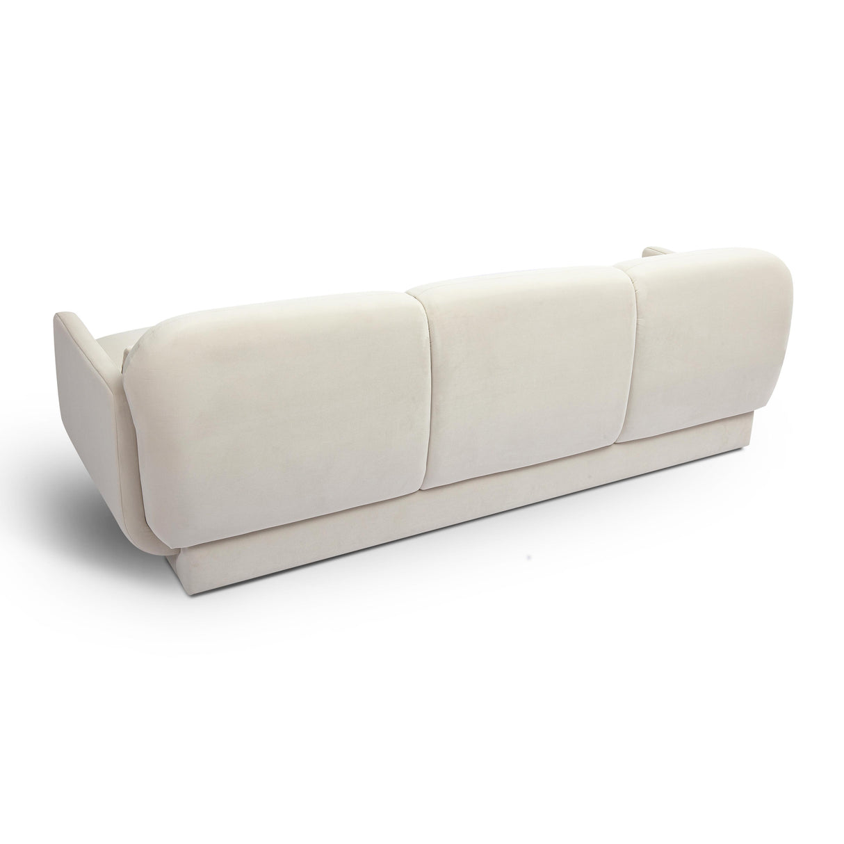 TOV Azalea Cream Velvet Sofa