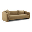 TOV Lou Cafe Au Lait Performance Velvet Sofa