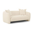 TOV Lou Sandstone Textured Fabric Loveseat
