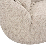 TOV Marion Two-Tone Textured Boucle Loveseat - LAF