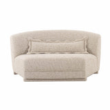 TOV Marion Two-Tone Textured Boucle Armless Loveseat