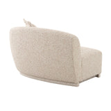 TOV Marion Two-Tone Textured Boucle Loveseat - RAF