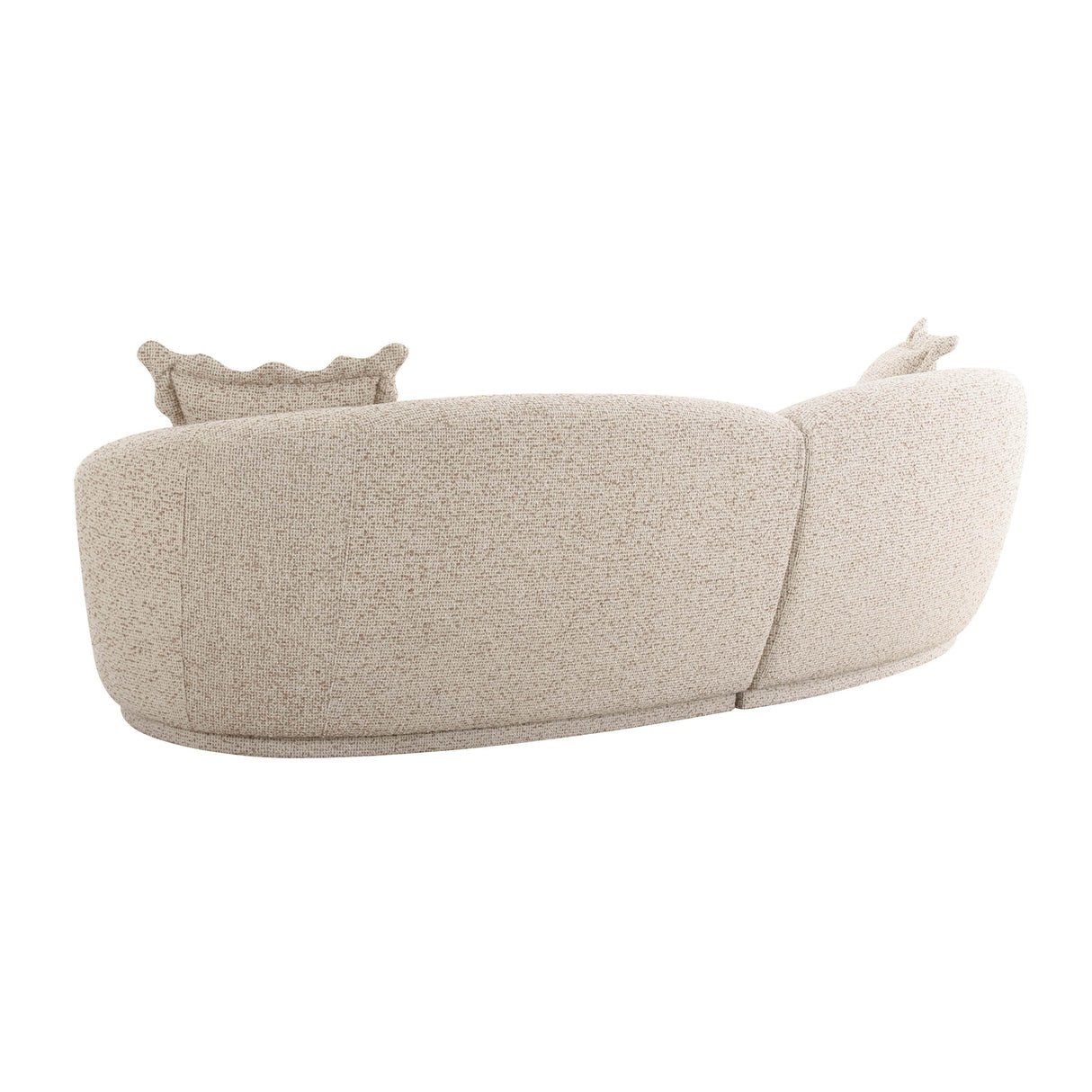 TOV Marion Two-Tone Textured Boucle Sectional