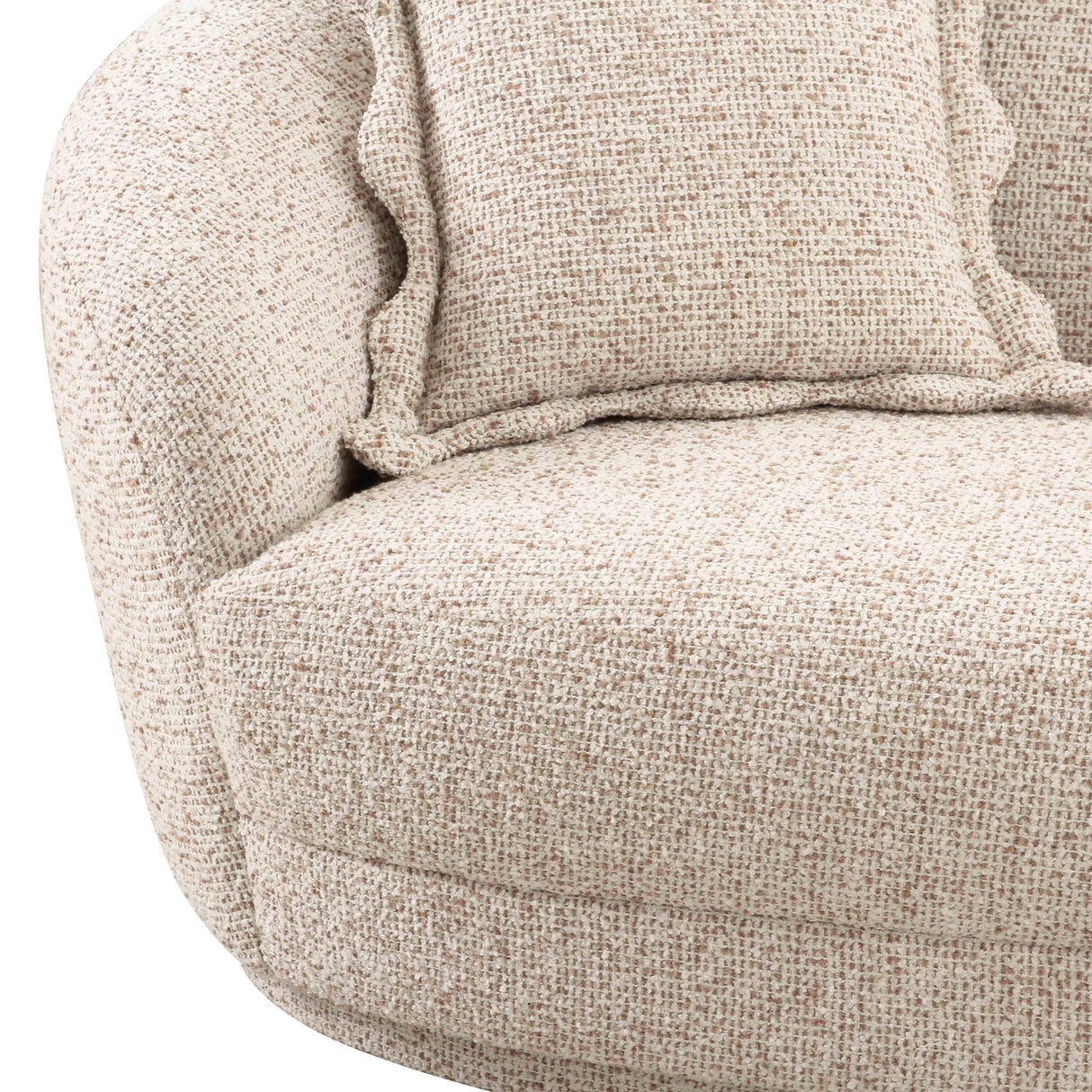 TOV Marion Two-Tone Textured Boucle Sectional