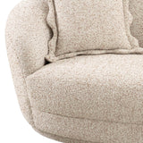 TOV Marion Two-Tone Textured Boucle Sectional