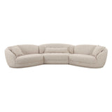 TOV Marion Two-Tone Textured Boucle Large Sectional