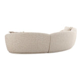 TOV Marion Two-Tone Textured Boucle Large Sectional
