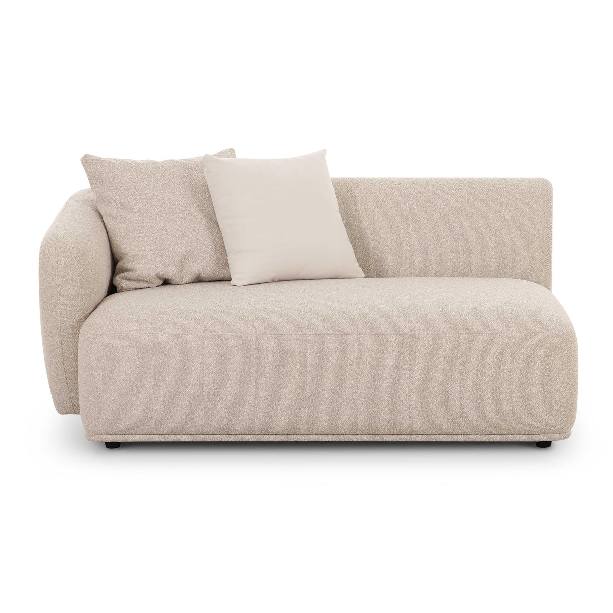 TOV Sylvie Cream Boucle Left Arm 2-Seater Loveseat