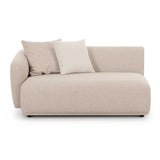 TOV Sylvie Cream Boucle Left Arm 2-Seater Loveseat