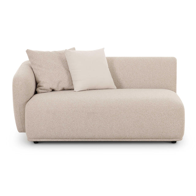 TOV Sylvie Cream Boucle Left Arm 2-Seater Loveseat