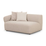 TOV Sylvie Cream Boucle Left Arm 2-Seater Loveseat