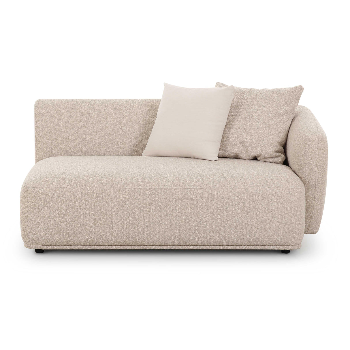 TOV Sylvie Cream Boucle Right Arm 2-Seater Loveseat