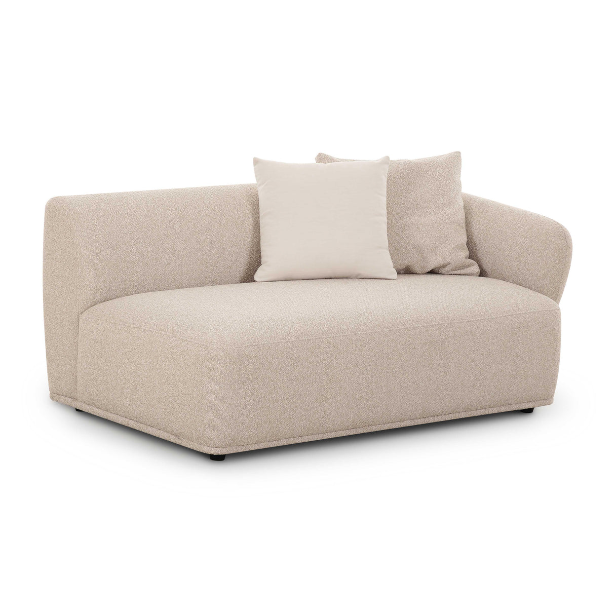 TOV Sylvie Cream Boucle Right Arm 2-Seater Loveseat