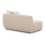TOV Sylvie Cream Boucle Right Arm 2-Seater Loveseat