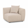 TOV Sylvie Cream Boucle Corner Chair
