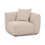 TOV Sylvie Cream Boucle Corner Chair