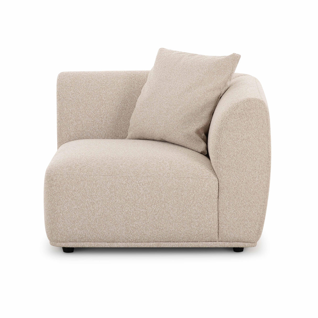 TOV Sylvie Cream Boucle Corner Chair