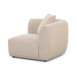 TOV Sylvie Cream Boucle Corner Chair