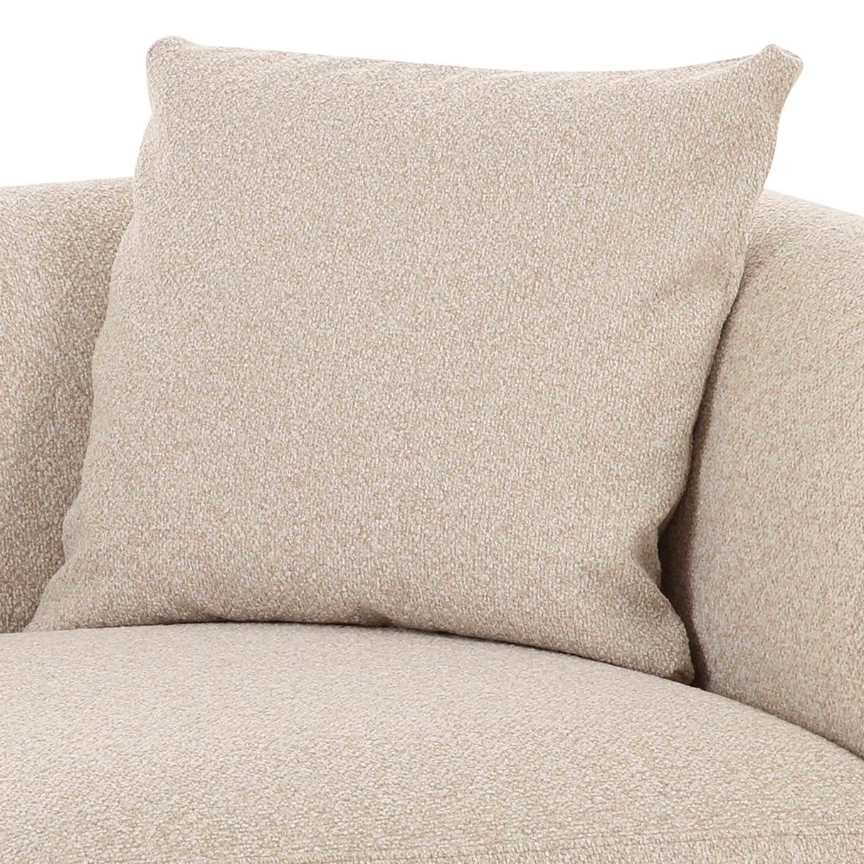 TOV Sylvie Cream Boucle Corner Chair