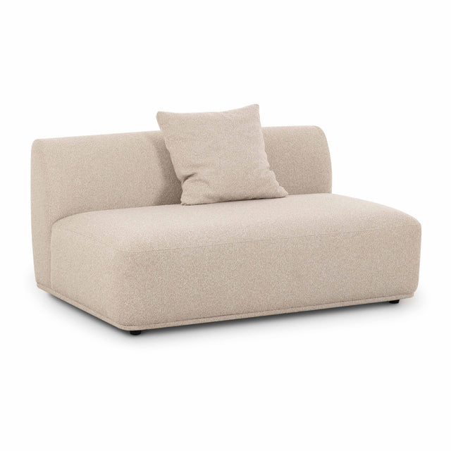 TOV Sylvie Cream Boucle Armless 2-seater