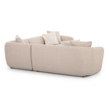TOV Sylvie Cream Boucle 3-Piece Sectional