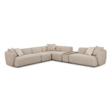 TOV Sylvie Cream Boucle 6-Piece Large Sectional