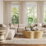 TOV Sylvie Cream Boucle 6-Piece Large Sectional