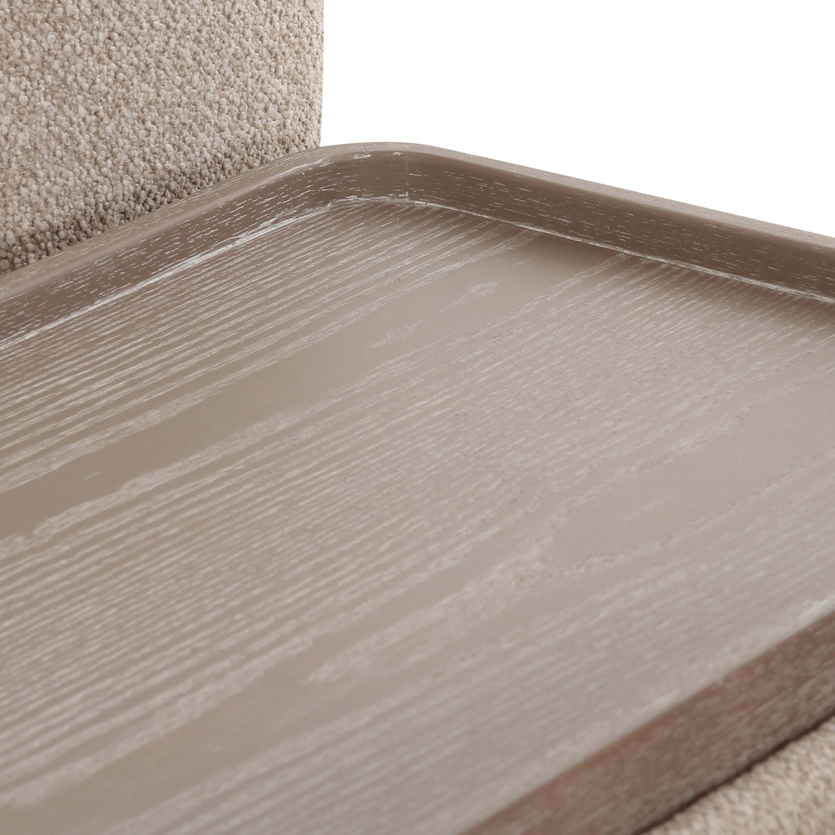 TOV Sylvie Cream Boucle 4-Piece Right Chaise Sectional