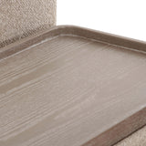 TOV Sylvie Cream Boucle 4-Piece Right Chaise Sectional