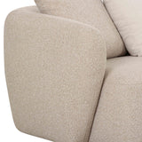 TOV Sylvie Cream Boucle 4-Piece Left Chaise Sectional