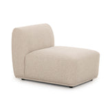 TOV Sylvie Cream Boucle Armless 1-Seater