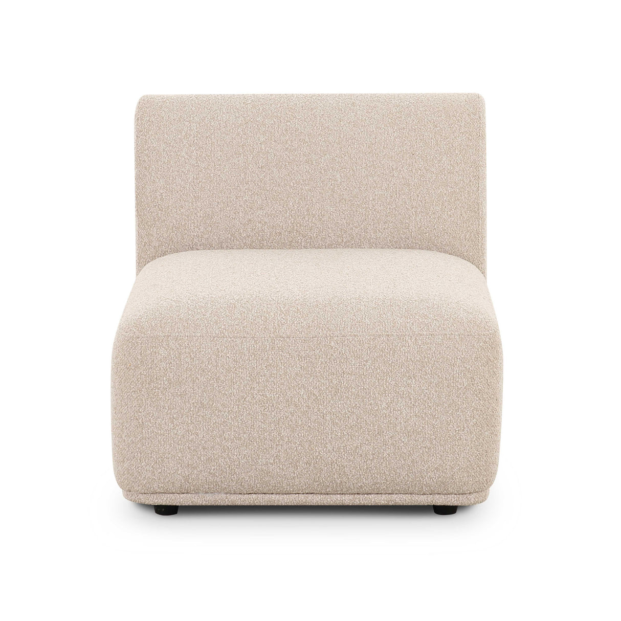 TOV Sylvie Cream Boucle Armless 1-Seater