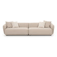 TOV Sylvie Cream Boucle 4-Seater Sofa