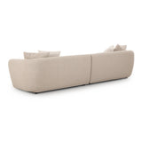 TOV Sylvie Cream Boucle 4-Seater Sofa