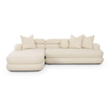 TOV Lulu Cream Boucle Modular LAF Sectional