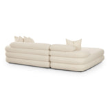 TOV Lulu Cream Boucle Modular LAF Sectional
