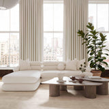 TOV Lulu Cream Boucle Modular LAF Sectional