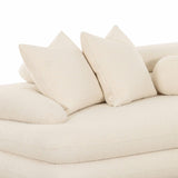TOV Lulu Cream Boucle Modular LAF Sectional