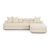 TOV Lulu Cream Boucle Modular RAF Sectional